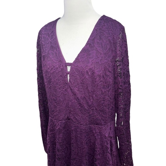 Xtraordinary Women's Size 16 / Junior 15 Lace Mini Dress Festive Night Out - Picture 5 of 8